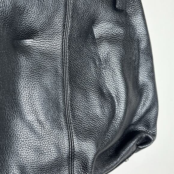 Kate Spade Ashlyn Belltown Satchel Handbag Black Tasseled Pebbled Leather - Picture 3 of 12